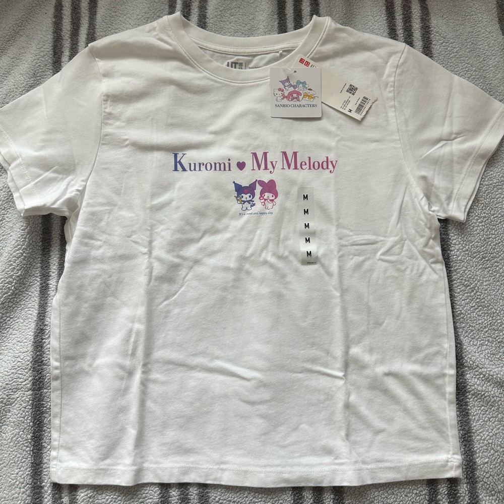 Kuromi & My Melody Women’s White T-Shirt
